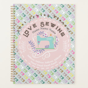 Love Naaimachine Pastel Roze Planner