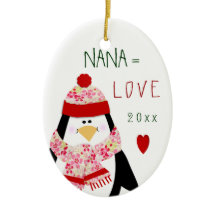 Love NANA Penguin kerstcadeau