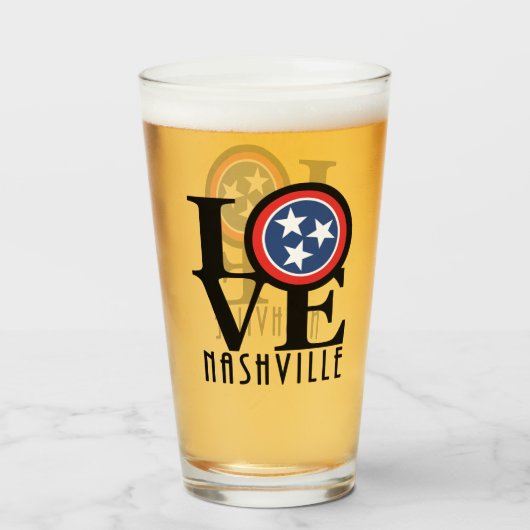 LOVE Nashville Glas (Achterkant gevuld)