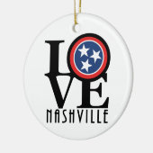 LOVE Nashville Keramisch Ornament (Links)