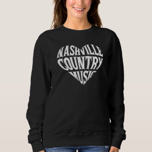 Love Nashville Tennessee Country Music Guitar Play Trui