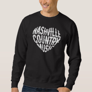 Love Nashville Tennessee Country Music Guitar Play Trui
