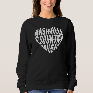 Love Nashville Tennessee Country Music Guitar Play Trui