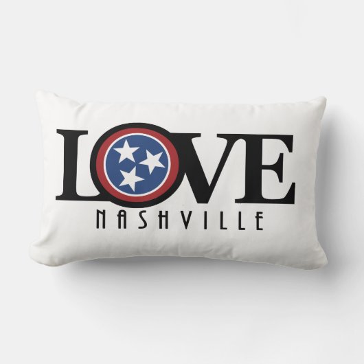 LOVE Nashville Tennessee Kussen (Voorkant)