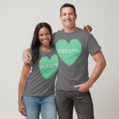 Love Nature Heart retro T-shirt (Unisex)