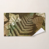 Love Natuur Ferny Leaf Print  Handdoek (Handdoek)