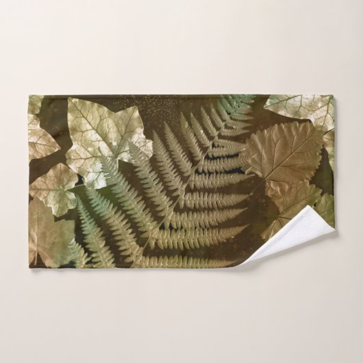 Love Natuur Ferny Leaf Print  Handdoek (Handdoek)