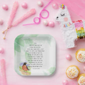 Love Natuur Inspirerend Poem Trees Kilmer Papieren Bordje (Feest)