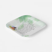 Love Natuur Inspirerend Poem Trees Kilmer Papieren Bordje (Gebogen)