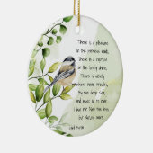 Love Natuur Inspirerend Quote Lord Byron Keramisch Ornament (Rechts)