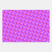 LOVE Navy Blue Green Paars Inpakpapier Vel (Voorkant 2)