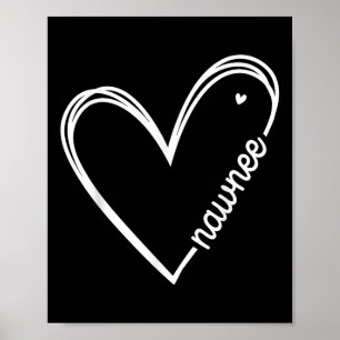 Love Nawnee Hart Vrouwen Moederdag Verjaardag Poster