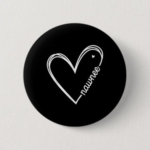 Love Nawnee Hart Vrouwen Moederdag Verjaardag Ronde Button 5,7 Cm