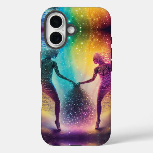Love Nebula Dreams Abstracte Kosmische Regenboog L iPhone 16 Hoesje
