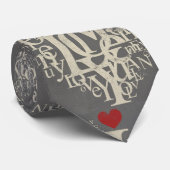 Love Necktie Stropdas (Opgerold)