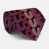 Love Necktie Stropdas (Opgerold)