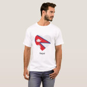 Love Nepal T-shirt (Voorkant volledig)