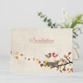 Love Nest - Housewarming Party Invitation Kaart (Staand voorkant)