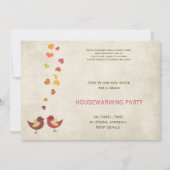 Love Nest - Housewarming Party Invitation Kaart (Achterkant)