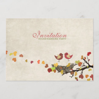 Love Nest - Housewarming Party Invitation Kaart