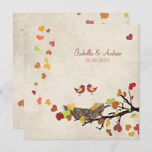 Love Nest Kaart (Voorkant / Achterkant)