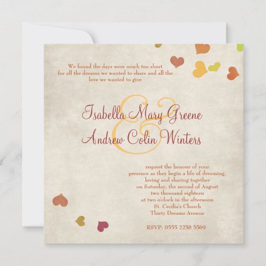 Love Nest Kaart (Achterkant)