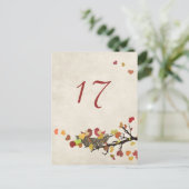 Love Nest Trouwtafel Nummer Kaart (Staand voorkant)