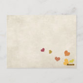 Love Nest Trouwtafel Nummer Kaart (Achterkant)