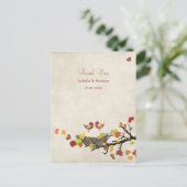 Love Nest Wedding Bedankt Briefkaart (Staand voorkant)