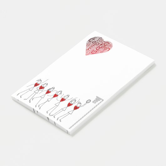 Love Netball Positions Post-it® Notes (Schuin)