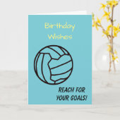 Love Netball Quote Wenskaart Kaart (Gele Bloem)