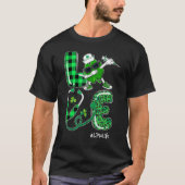 Love Neurse Lpn Life Shamrock Stethoscope St Patri T-shirt (Voorkant)