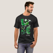 Love Neurse Lpn Life Shamrock Stethoscope St Patri T-shirt (Voorkant volledig)
