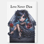Love Never Dies Gothic Bride Magnet – Dark Romance (Voorkant)