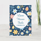 Love Never Fails Greeting Card Kaart (Voorkant)