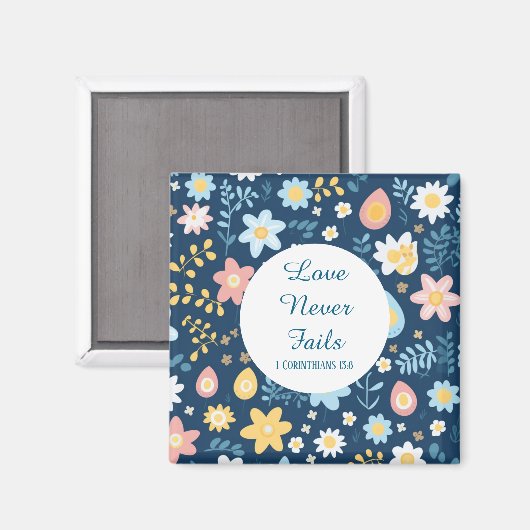 Love Never Fails Magnet (Voorkant / Achterkant)