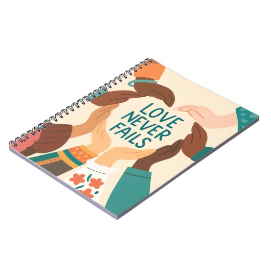  Love Never Fails Notitieboek (Linkerzijde)