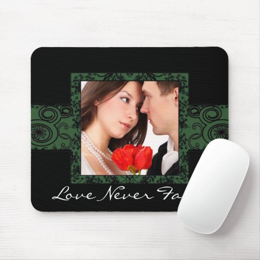 Love Never Fails-Wedding Photo MousePad Muismat (Met muis)