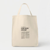 Love Never Gives Up Grocery Bag Tote Bag (Voorkant)