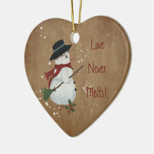 Love Never Melts (2) Christmas Ornament (Links)