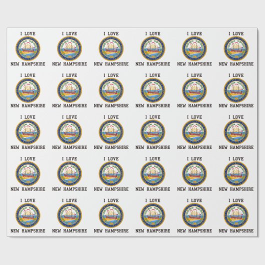Love New Hampshire Cadeaupapier (Vlak)