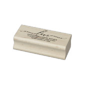 Love new home address rubberstempel (Stempel)