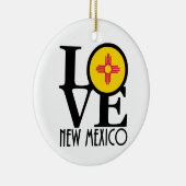 LOVE New Mexico Keramisch Ornament (Rechts)