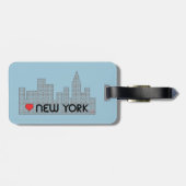 Love NEW YORK Bagagelabel (Achterkant horizontaal)