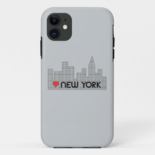 Love NEW YORK Case-Mate iPhone Case (Achterkant)