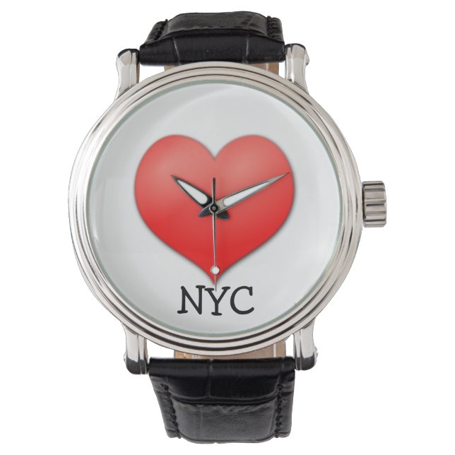 Love New York City (NYC) Horloge (Voorkant)
