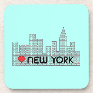 Love NEW YORK Drankjes Onderzetter