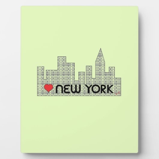 Love NEW YORK Fotoplaat (Voorkant)