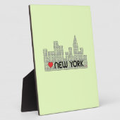 Love NEW YORK Fotoplaat (Zijkant)