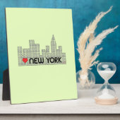 Love NEW YORK Fotoplaat (Zijkant)